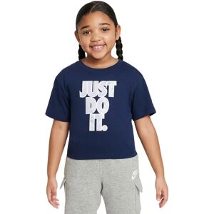 Meisjes-T-shirt Nike Printed Club Boxy Bleu 5/6 ans Meisjes-T-shirt Nike Printed Club Boxy Bleu 5/6 ans