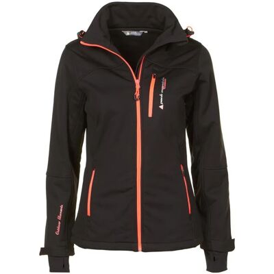 Dames softshell jas Peak Mountain Anne Zwart XL Dames softshell jas Peak Mountain Anne Zwart XL