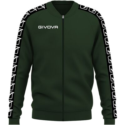 Trainingsjas met strepen Givova College Groen 4XL Trainingsjas met strepen Givova College Groen 4XL