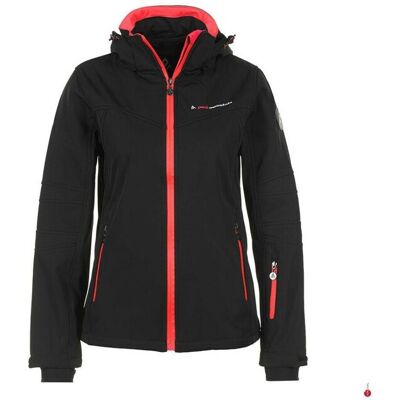 Dames softshell jas Peak Mountain Amaleak Zwart L Dames softshell jas Peak Mountain Amaleak Zwart L