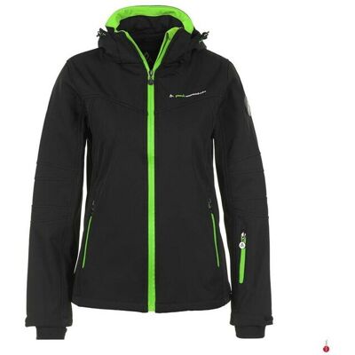Dames softshell jas Peak Mountain Amaleak Zwart L Dames softshell jas Peak Mountain Amaleak Zwart L
