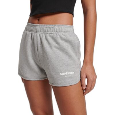 Superdry Core Sport Sweatshorts Grijs S - Shorts Superdry Core Sport Sweatshorts Grijs S - Shorts