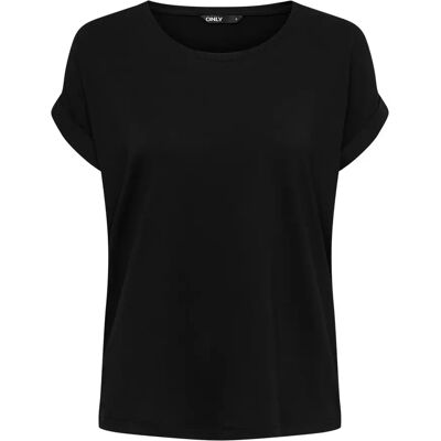Dames-T-shirt Only Moster manches courtes col rond Noir 2XL Dames-T-shirt Only Moster manches courtes col rond Noir 2XL