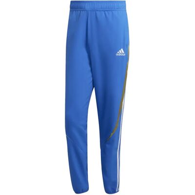 adidas Juve Training geweven broek - Blauw - voetbaltrainingsbroek adidas Juve Training geweven broek - Blauw - voetbaltrainingsbroek