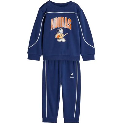 Set van sweatshirt en broek voor baby adidas Disney Mickey Mouse Bleu 6/9 mois Set van sweatshirt en broek voor baby adidas Disney Mickey Mouse Bleu 6/9 mois