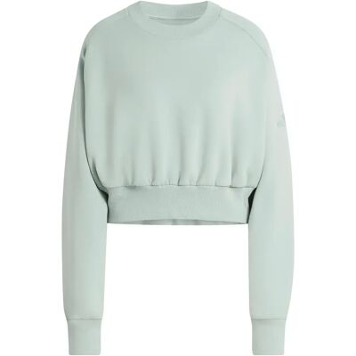 Dames sweatshirt adidas Soft Lux Vert XL Dames sweatshirt adidas Soft Lux Vert XL