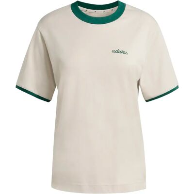 Dames-T-shirt adidas Seasonal Essentials Colorpop Beige XL Dames-T-shirt adidas Seasonal Essentials Colorpop Beige XL