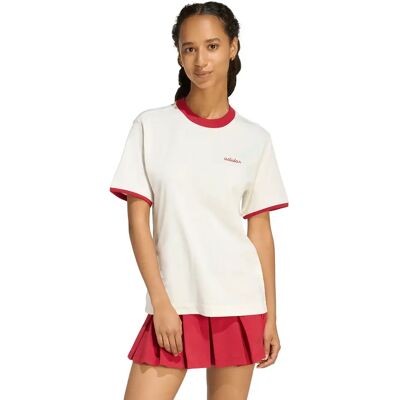 Dames-T-shirt adidas Colorpop Embroidered Blanc XL Dames-T-shirt adidas Colorpop Embroidered Blanc XL