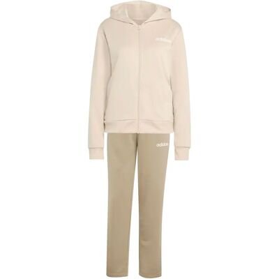 Trainingspak voor dames adidas Essentials Linear Beige L Trainingspak voor dames adidas Essentials Linear Beige L