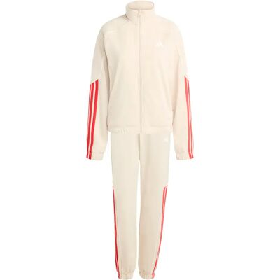 Trainingspak voor dames adidas Stadium 3-Stripes Beige L Trainingspak voor dames adidas Stadium 3-Stripes Beige L