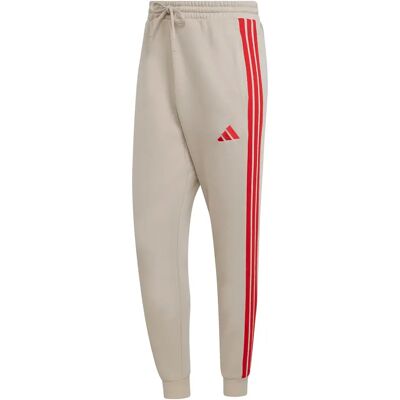Broek adidas Essentials 3-Stripes Fleece Beige L Broek adidas Essentials 3-Stripes Fleece Beige L
