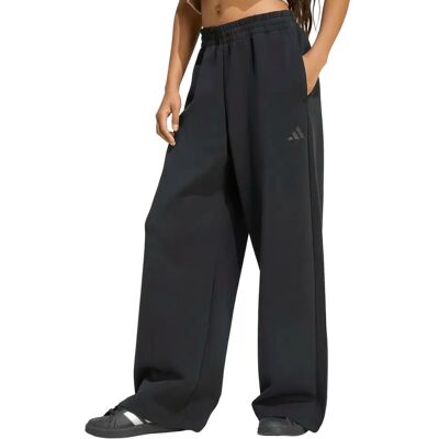 Rechte pijpen joggingsbroek voor dames adidas Soft Lux Noir XL Rechte pijpen joggingsbroek voor dames adidas Soft Lux Noir XL