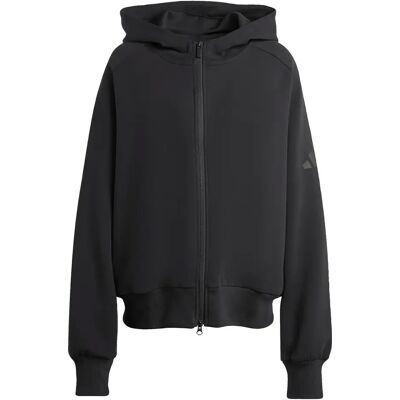 Dames Hoodie adidas Soft Lux Noir 2XS Dames Hoodie adidas Soft Lux Noir 2XS