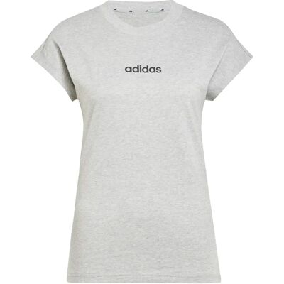 Dames-T-shirt adidas Essentials Linear Gris 2XL Dames-T-shirt adidas Essentials Linear Gris 2XL