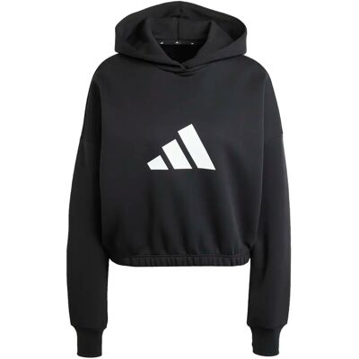 Dames Hoodie adidas Future Icons Three Bar Noir S Dames Hoodie adidas Future Icons Three Bar Noir S