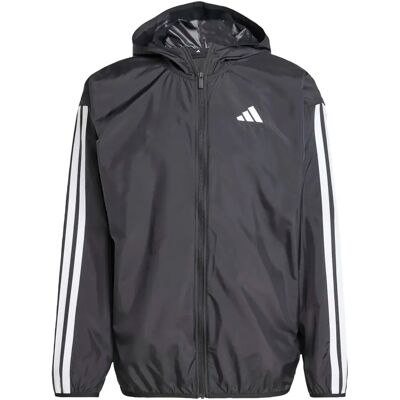 Waterdichte jas met capuchon adidas Essentials 3-Stripes Noir XS Waterdichte jas met capuchon adidas Essentials 3-Stripes Noir XS