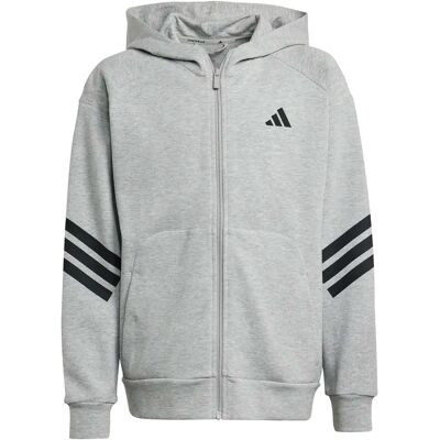 Junior Hoodie adidas Future Icons 3 stripes Gris 7/8 ans Junior Hoodie adidas Future Icons 3 stripes Gris 7/8 ans