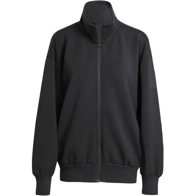 Damessweatshirt met rits adidas Soft Lux Noir 2XS Damessweatshirt met rits adidas Soft Lux Noir 2XS