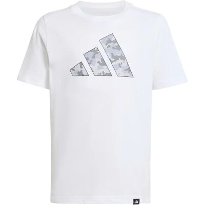 Kinder-T-shirt adidas Camo Graphic Blanc 9/10 ans Kinder-T-shirt adidas Camo Graphic Blanc 9/10 ans