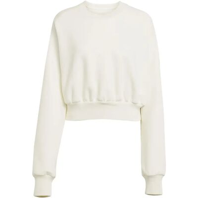 Dames sweatshirt adidas Lux Blanc 2XL Dames sweatshirt adidas Lux Blanc 2XL