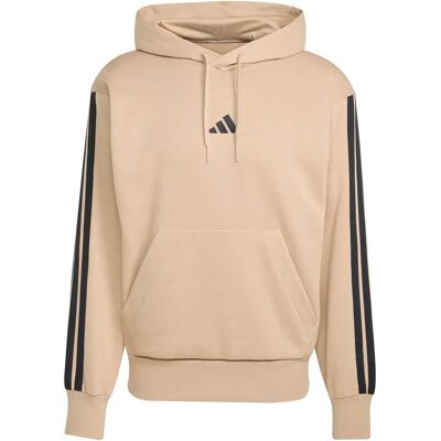 Hoodie adidas Essentials 3 Stripes Beige M Hoodie adidas Essentials 3 Stripes Beige M