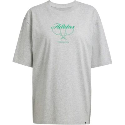 Dames-T-shirt adidas Country Club Graphic Gris XS Dames-T-shirt adidas Country Club Graphic Gris XS