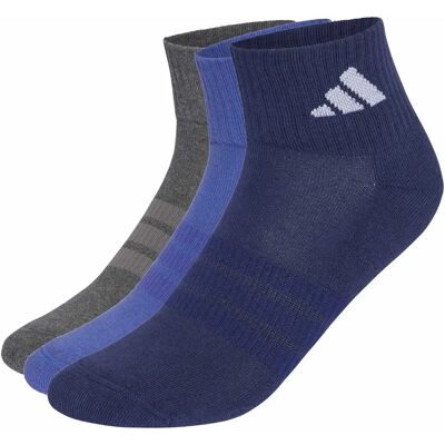 Enkelsokken adidas Cushioned (x3) Bleu 43/45 Enkelsokken adidas Cushioned (x3) Bleu 43/45