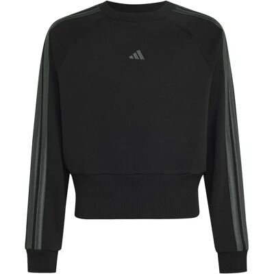 Satin Sweatshirt Meisje adidas Noir 11/12 ans Satin Sweatshirt Meisje adidas Noir 11/12 ans