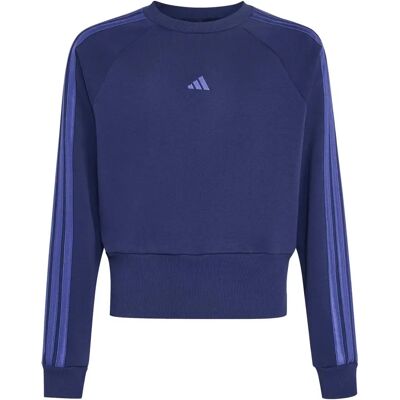 Satin Sweatshirt Meisje adidas Bleu 11/12 ans Satin Sweatshirt Meisje adidas Bleu 11/12 ans