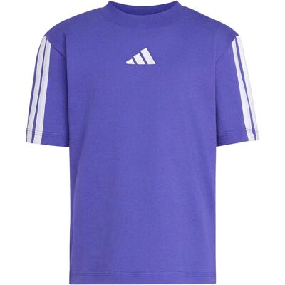 T-shirt katoen kind adidas Essentials 3-Stripes Violet 4/5 ans T-shirt katoen kind adidas Essentials 3-Stripes Violet 4/5 ans