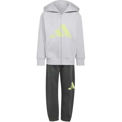 Zachte Fleece Trainingspak Kind adidas Essentials Gris 7/8 ans Zachte Fleece Trainingspak Kind adidas Essentials Gris 7/8 ans