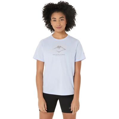 T-shirt met dameslogo Asics Fujitrail Bleu L T-shirt met dameslogo Asics Fujitrail Bleu L