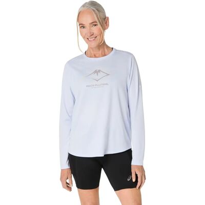 Langarm T-shirt met logo voor vrouwen Asics Fujitrail Bleu XS Langarm T-shirt met logo voor vrouwen Asics Fujitrail Bleu XS