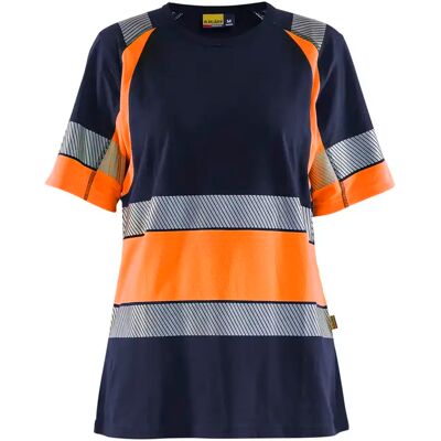 Tweekleurig dames-T-shirt klasse 1 Blaklader Bleu 2XL Tweekleurig dames-T-shirt klasse 1 Blaklader Bleu 2XL