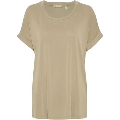 Dames-T-shirt CULTURE Kajsa Beige L Dames-T-shirt CULTURE Kajsa Beige L