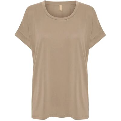 Dames-T-shirt CULTURE Kajsa Beige 2XL Dames-T-shirt CULTURE Kajsa Beige 2XL