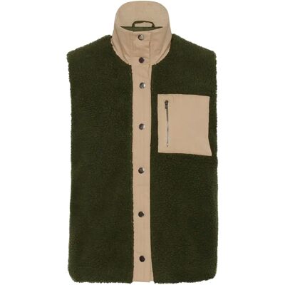 Dames zonder mouwen fleece CULTURE Tally Vert 2XL Dames zonder mouwen fleece CULTURE Tally Vert 2XL
