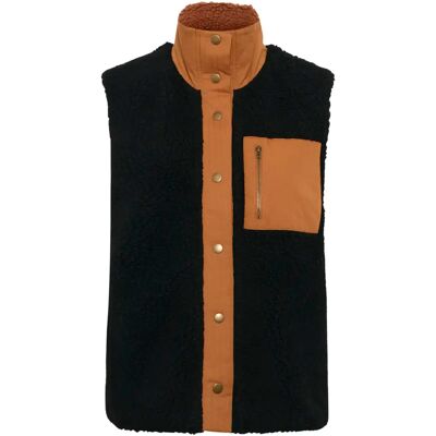 Dames zonder mouwen fleece CULTURE Tally Noir S Dames zonder mouwen fleece CULTURE Tally Noir S