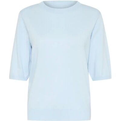 Korte mouwen pullover voor dames CULTURE Annemette Bleu S Korte mouwen pullover voor dames CULTURE Annemette Bleu S