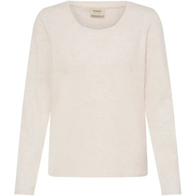 Dames-T-shirt met lange mouwen fransa Clea 1 Beige 2XL Dames-T-shirt met lange mouwen fransa Clea 1 Beige 2XL