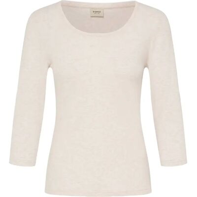 Dames-T-shirt fransa FRClea Beige 2XL Dames-T-shirt fransa FRClea Beige 2XL