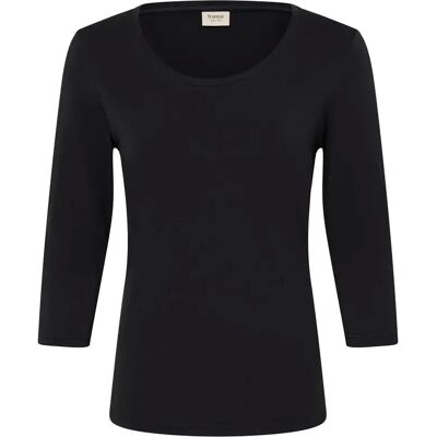 Dames-T-shirt fransa Clea 3 Noir 2XL Dames-T-shirt fransa Clea 3 Noir 2XL