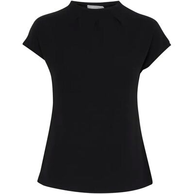 Dames-T-shirt fransa Zaskater 2 Noir 2XL Dames-T-shirt fransa Zaskater 2 Noir 2XL