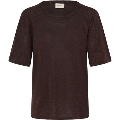 Dames-T-shirt fransa Regitze 2 Marron 2XL Dames-T-shirt fransa Regitze 2 Marron 2XL