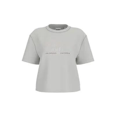 Dames-T-shirt Guess Arianna Boxy Noir XS Dames-T-shirt Guess Arianna Boxy Noir XS