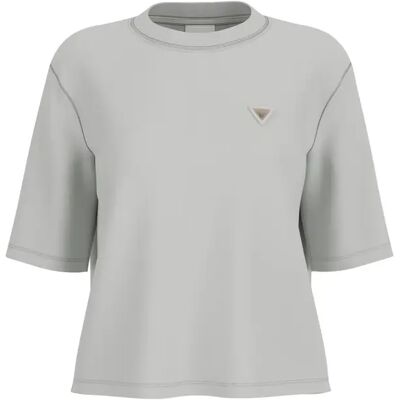 Dames-T-shirt Guess Colette Boxy Noir S Dames-T-shirt Guess Colette Boxy Noir S