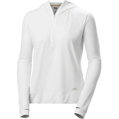 Helly Hansen Dames Shine Solen Half-Zip Sun Hoodie - Wit - Hoodie Helly Hansen Dames Shine Solen Half-Zip Sun Hoodie - Wit - Hoodie
