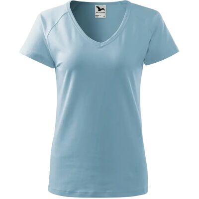 T-shirt dames Malfini Dream 128 Bleu 2XL T-shirt dames Malfini Dream 128 Bleu 2XL