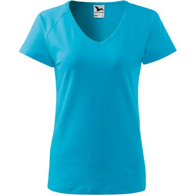 T-shirt dames Malfini Dream 128 Bleu 2XL T-shirt dames Malfini Dream 128 Bleu 2XL