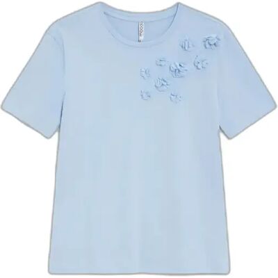 Dames-T-shirt Moodo L-TS-4957 Bleu 2XL Dames-T-shirt Moodo L-TS-4957 Bleu 2XL